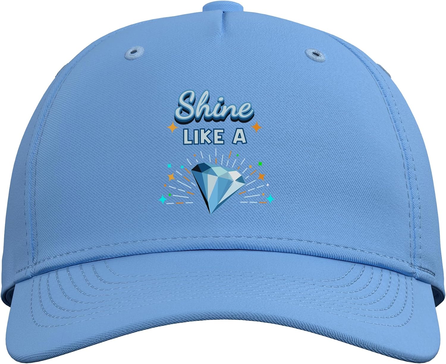 Shine Like A Diamond I Precious Jewelry Jewels Luxury Adjustable Baseball Hat image 2