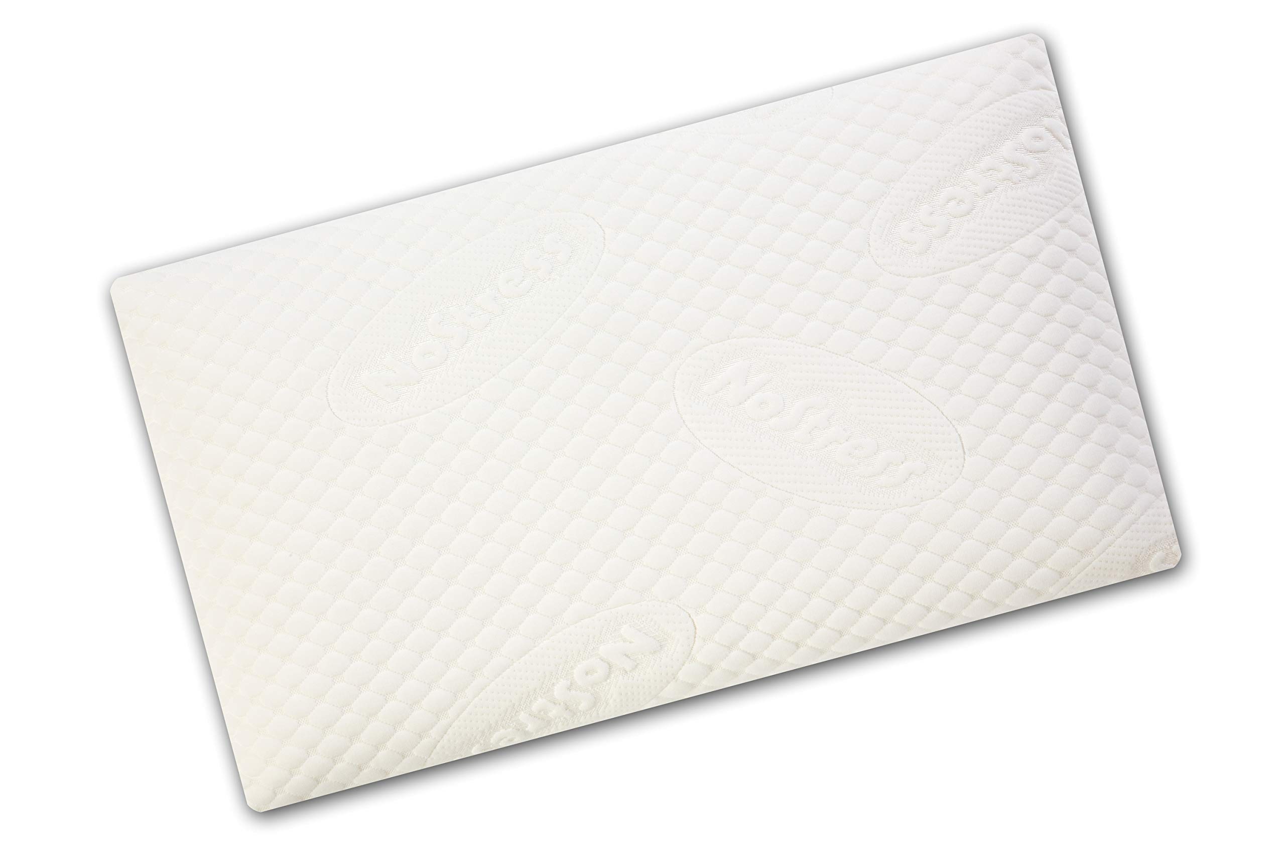 V.I.P. VERY IMPORTANT PILLOW - Cuscino Viscolattice Saponetta Memory No Stress Effetto Massaggio, Alto, 72 x 42 x 13 cm Made in Italy, Bianco