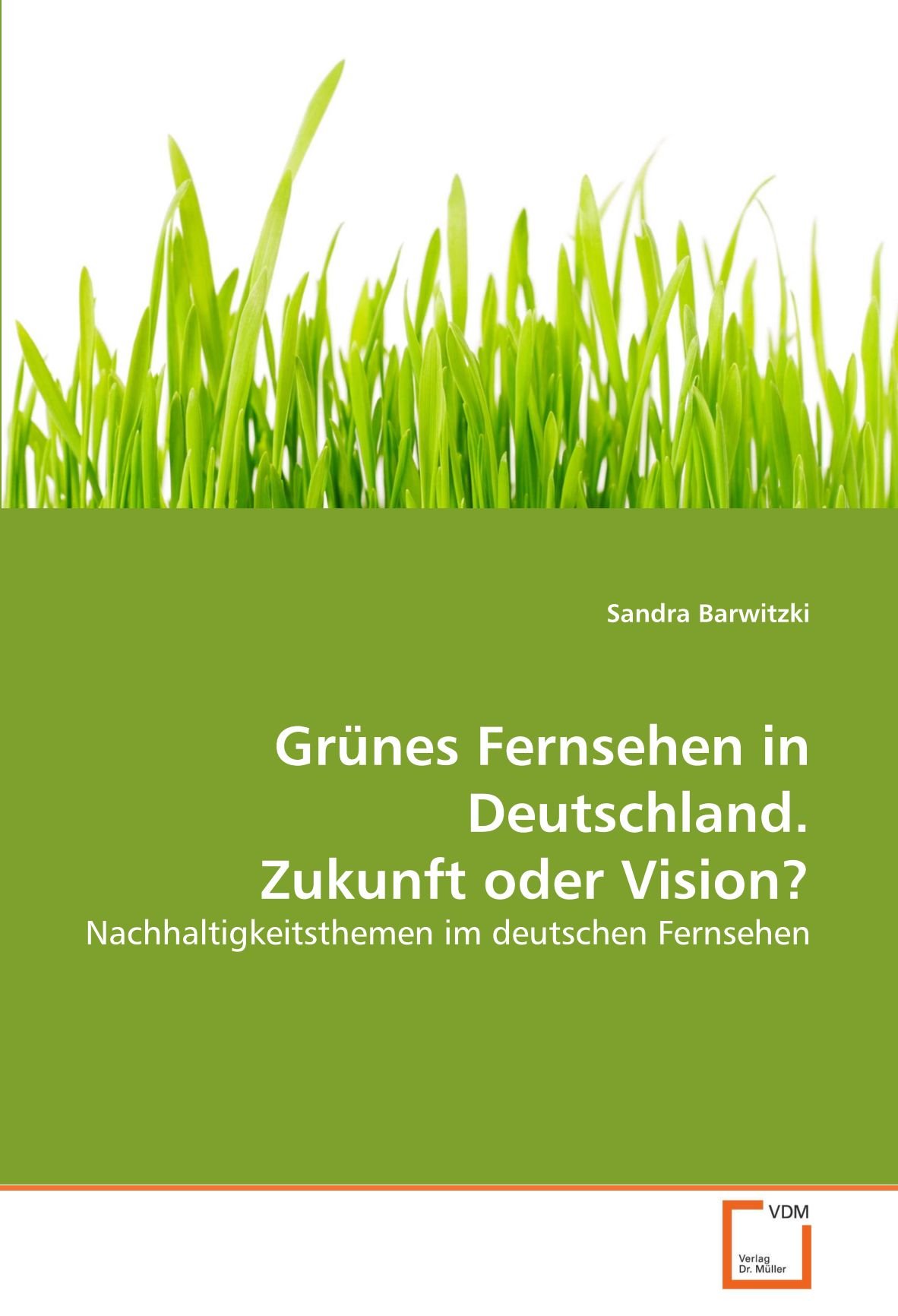 Grünes Fernsehen in Deutschland. Zukunft oder Vision?: Nachhaltigkeitsthemen im deutschen Fernsehen (German Edition)