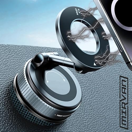 Miniatura 2 de Soporte magnético ultra fuerte ajustable para teléfono de coche  Rotación universal de 360, soporte plegable compacto con imán de neodimio,