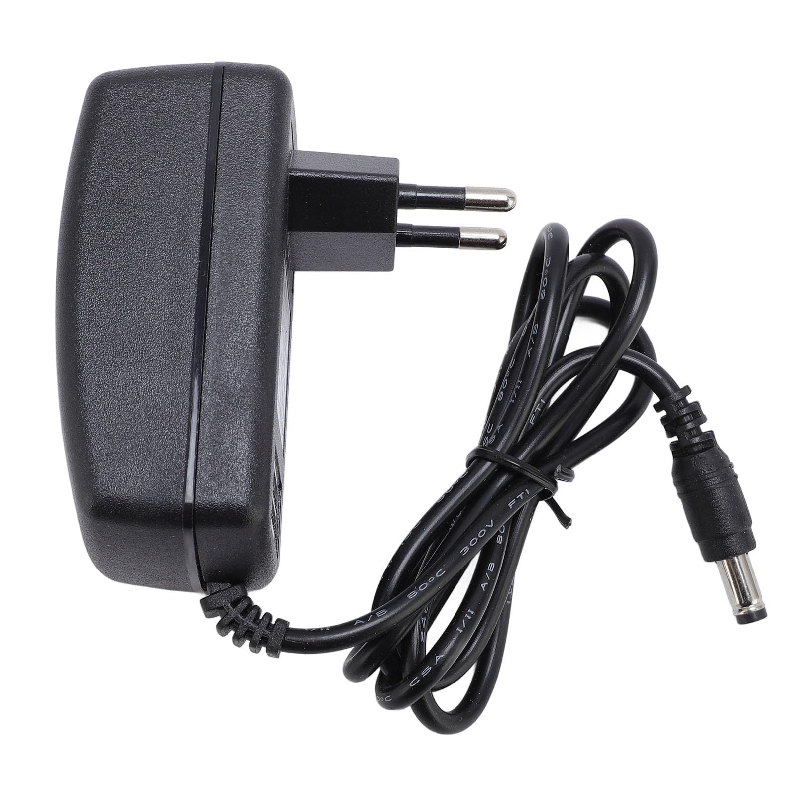 Cargador de Potencia, Enchufe de 5.5 Mmx2.5 Mm 9v 3A Adaptador de Alimentación Conexión Segura y Cable de 93 Cm para la Pantalla de Tapa (Enchufe de la UE)