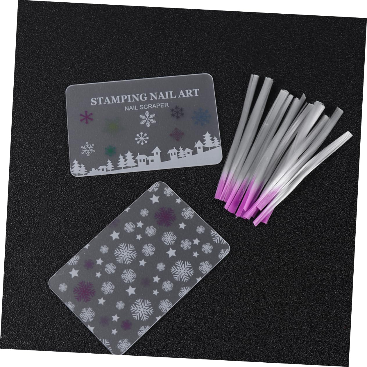 FRCOLOR Kit de 400 unidades para esculpir uñas, herramientas de salón de manicura, uñas postizas, gel de uñas, fibra de manicura para extensión de uñas, cuidado de uñas de cristal, constructor suite