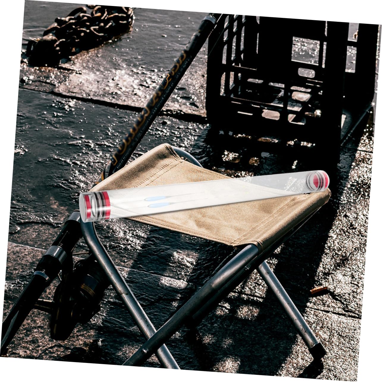 TOGEVAL 1set Fishing Floats Tube Storage Container Lightweight and Portable Fishing Float Bucket for Anglers Enthusiasts Design