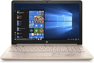 HP 15-da1000ne Laptop, Intel Core i7-8565U, 15.6 Inch, 1TB, 8GB RAM, NVIDIA GeForce MX130(4GB GDDR5), Win 10, Eng-Ara KB, Gold