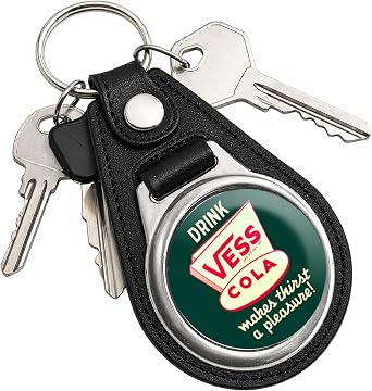 Brotherhood Round Key Chain for Vintage Food, Beverage, and Dairy Designs