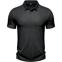 Mens Performance Golf Polo Shirt Moisture Wicking Quick Dry Short Sleeve Polo Shirts for Men Casual Activewear