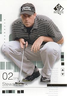 2002 SP Authentic Golf Trading Cards #39 Stewart Cink