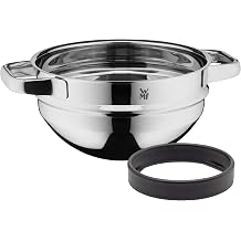 WMF Compact Cuisine Water Bath Bowl 20 cm Stackable Mixing Bowl for Water Bath, Cromargan Polished Stainless Steel, Dishwasher Safe