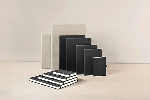 Vista 10 de Sigel CO116 Notebook CONCEPTUM, negro, Tapa dura, forrado, tamaño A4+, con numerosas características