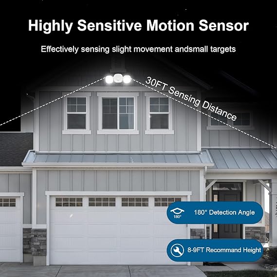 Toowell Outdoor Light with Motion Sensor