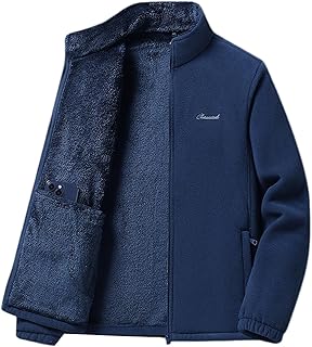 [SDGKLJ] メンズ ブルゾン 普段着 着痩せ 通勤 ウェアー 可愛い ショート 秋物 スタンドブルゾン 30代 上着 韓国風 トップス スリム 旅行 ぶるぞん コート ウール 立つ襟 防寒 厚手 無地 シンプル 裏起毛 秋冬 あったか 中綿