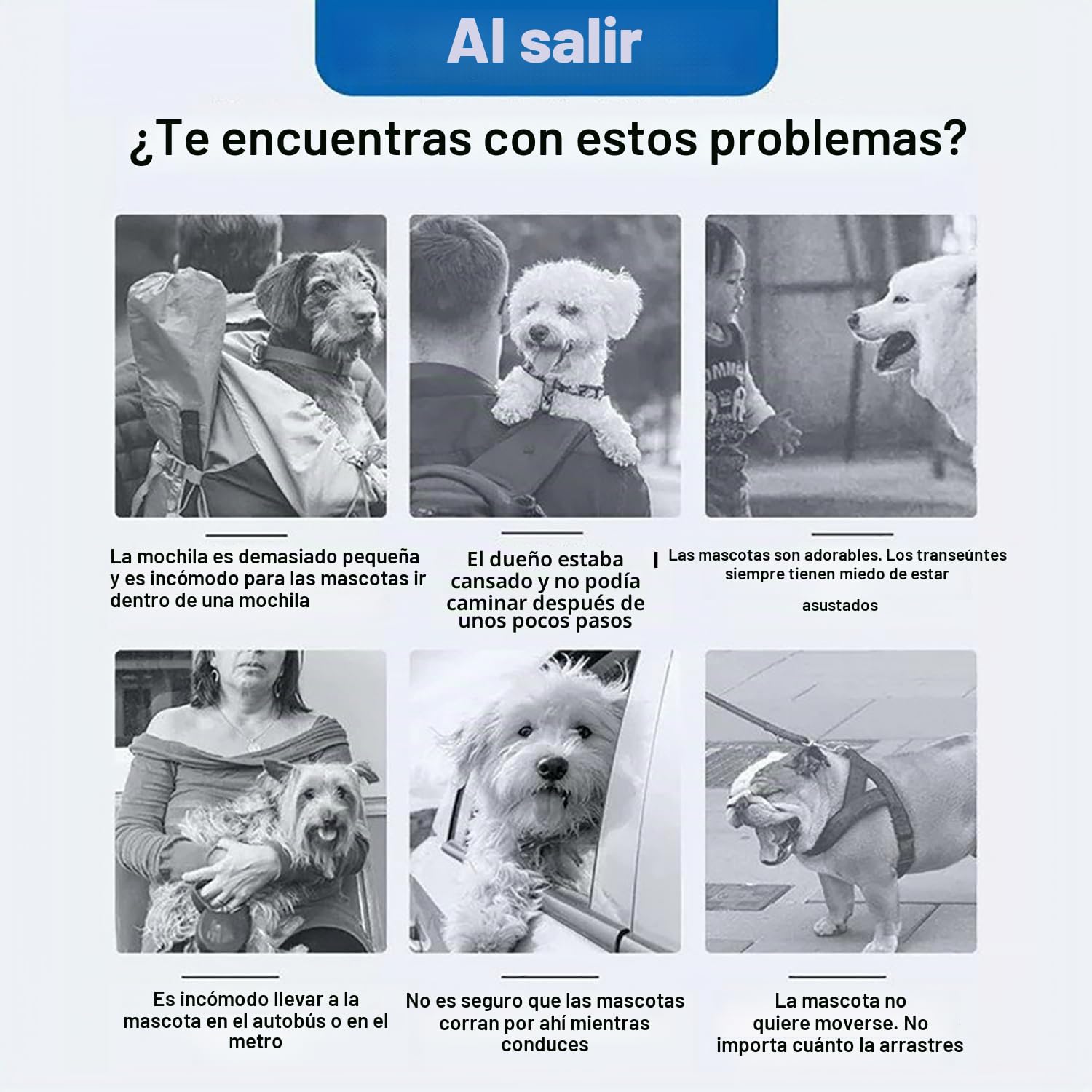 Transportin para Gatos，Transportin Perro Pequeño,Transporte para Gatos Grandes y Perros Medianos hasta 7.5 kg,Gatos Correa de Hombro Ajustable y Colchón Suave,46×30×30 cm