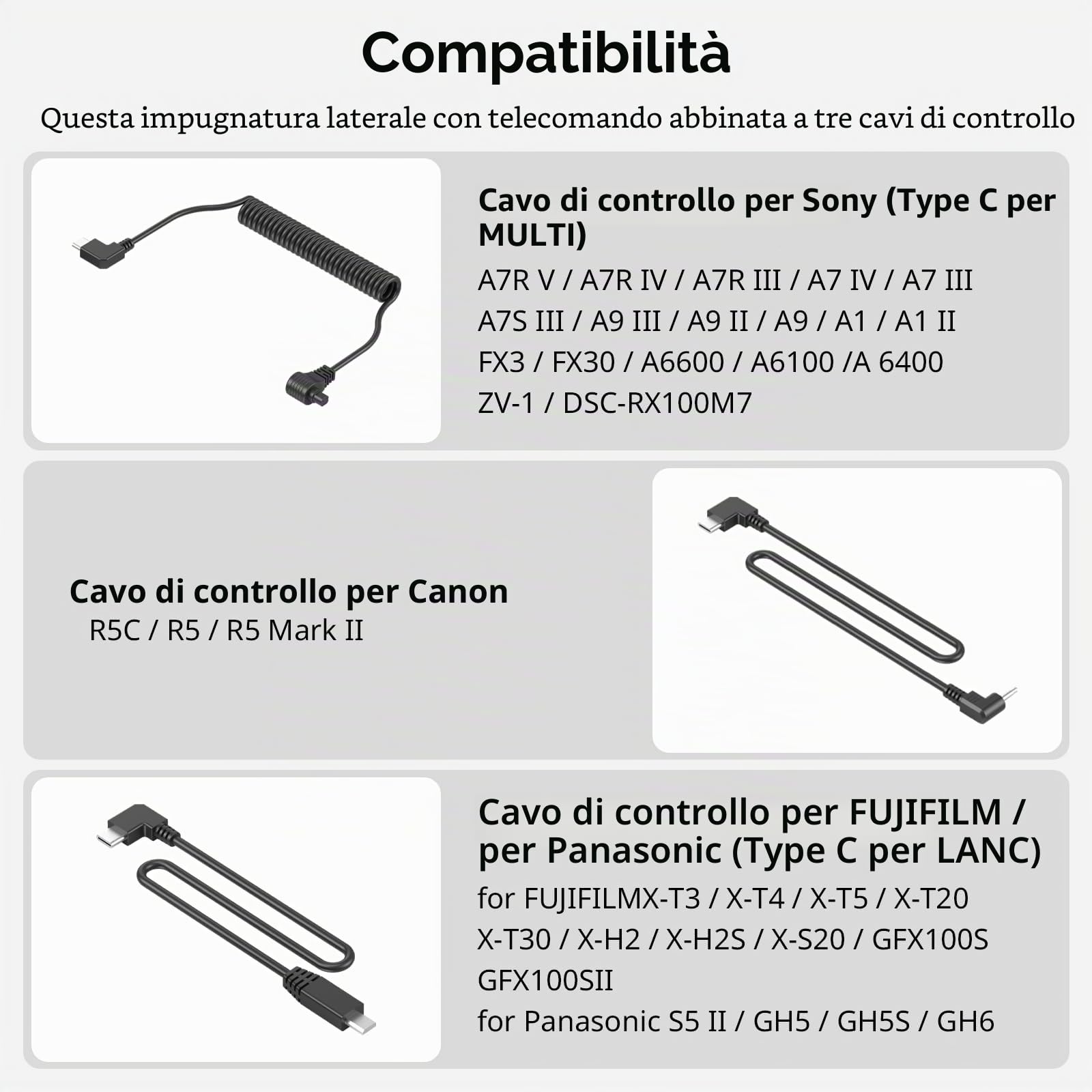 SMALLRIG Maniglia laterale con trigger Rec (1/4"-20 viti) 4928