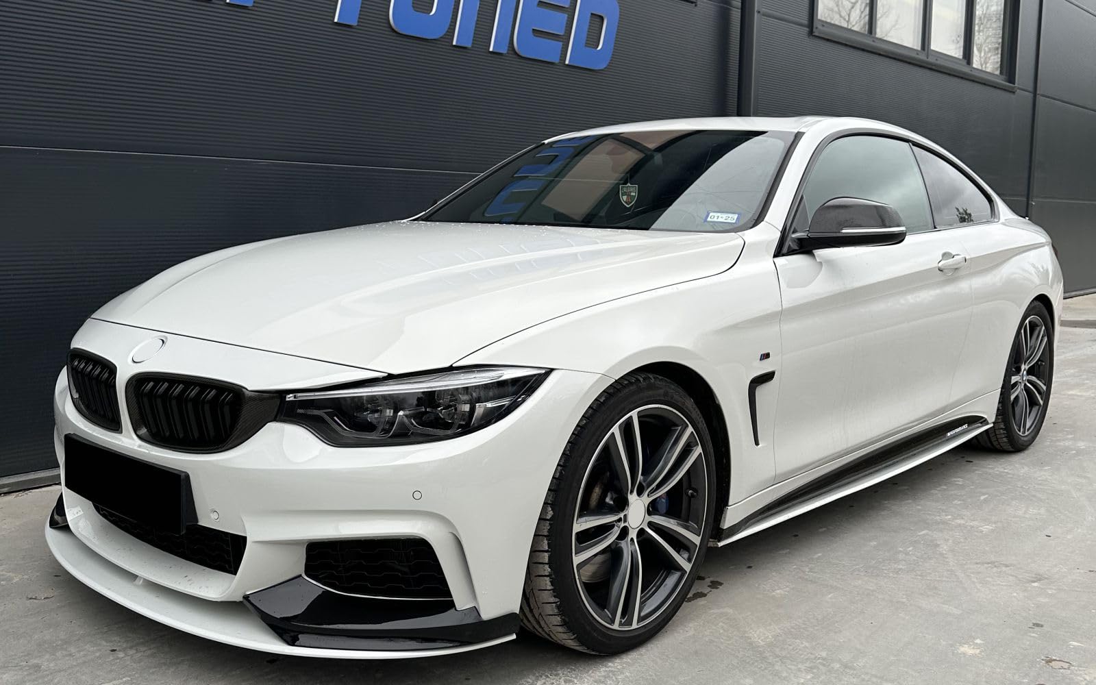 MpTuned Seitenschweller schwarz glänzend für BMW 4er F32 F33 F36 2014-2020 420i 430i 435i 440i 418d 420d 430d 435d