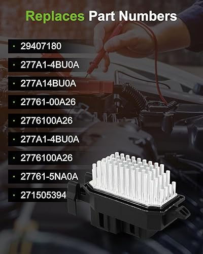 Miniatura 350 de SCITOO Resistencia de motor de ventilador HVAC para 2008-2013 para Chrysler 300/2008-2016 para Town & Country/2008-2010 para Dodge Charger/2008-2018