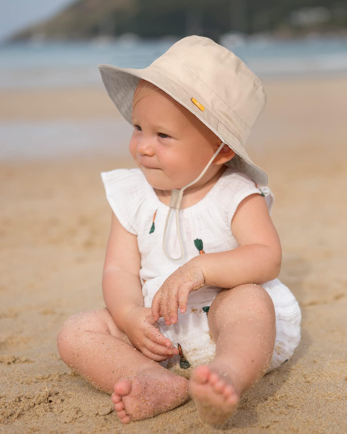 Baby Sun Hat for Boy Girl Toddler Summer Bucket Hat Kids Sun Protection Beach Hat Cotton Baby Hats - Image 8