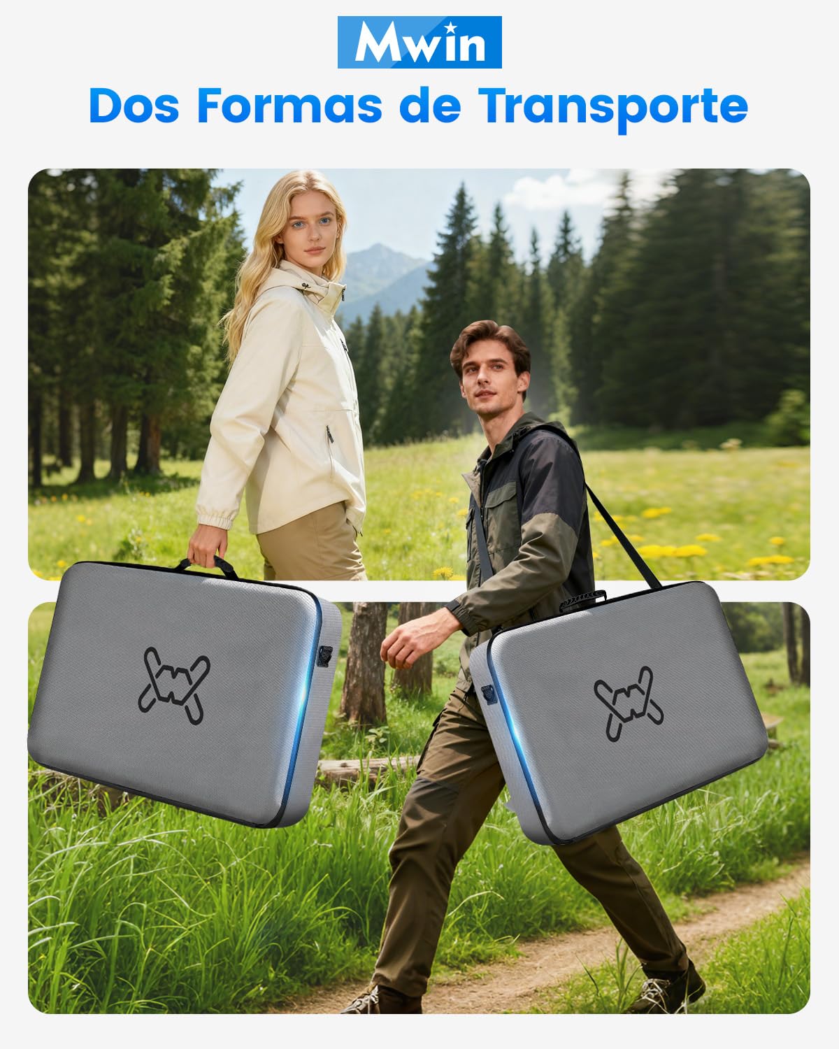 Mwin Funda de Transporte para Starlink Gen 3 - Bolsa Impermeable y Antigolpes para Antena V3. Portátil, Ideal para Autocaravanas y Exterior, Protege tu Kit y Accesorios Starlink Gen 3