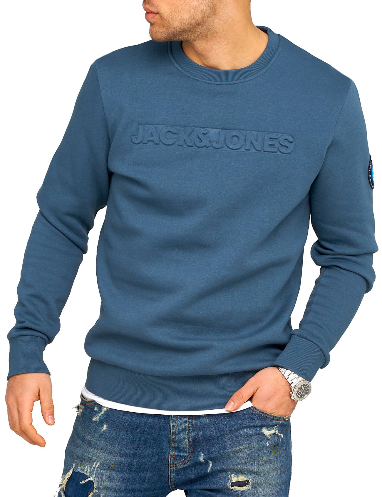 JACK & JONES Infinity Herren Sweatshirt Austin Pullover Sweater