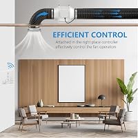 Hon&Guan 125mm Állítható Csőventilátor, 284m³/h Légáramlással, Sebességszabályzóval - Szürke Elszívó Ventilátor Növénysátorhoz, Pincéhez, Ko 6