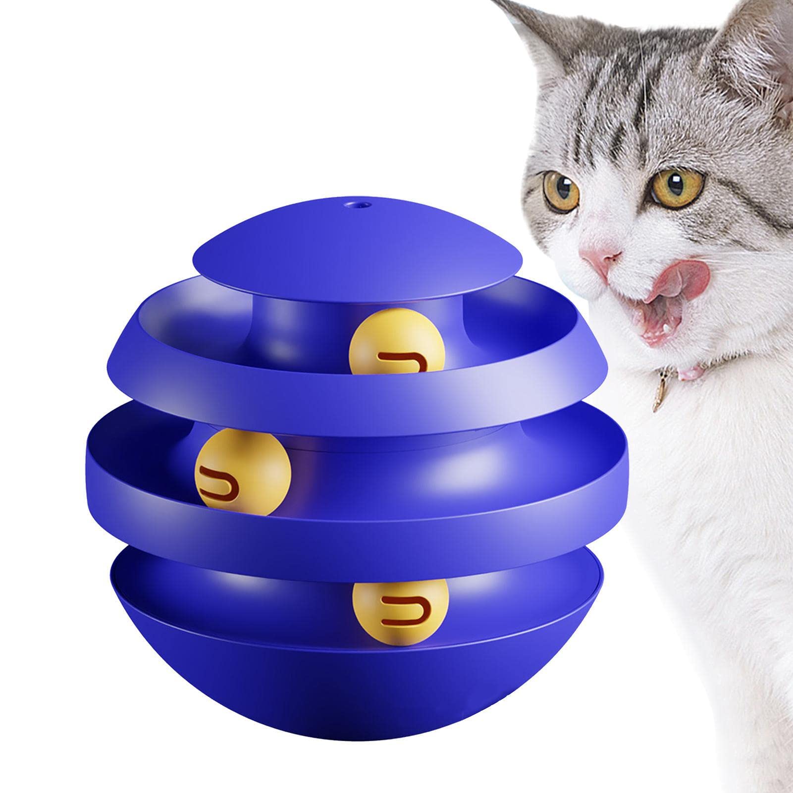 Jouet de piste de balle de chat et jeu de stimulation pour animaux de compagnie