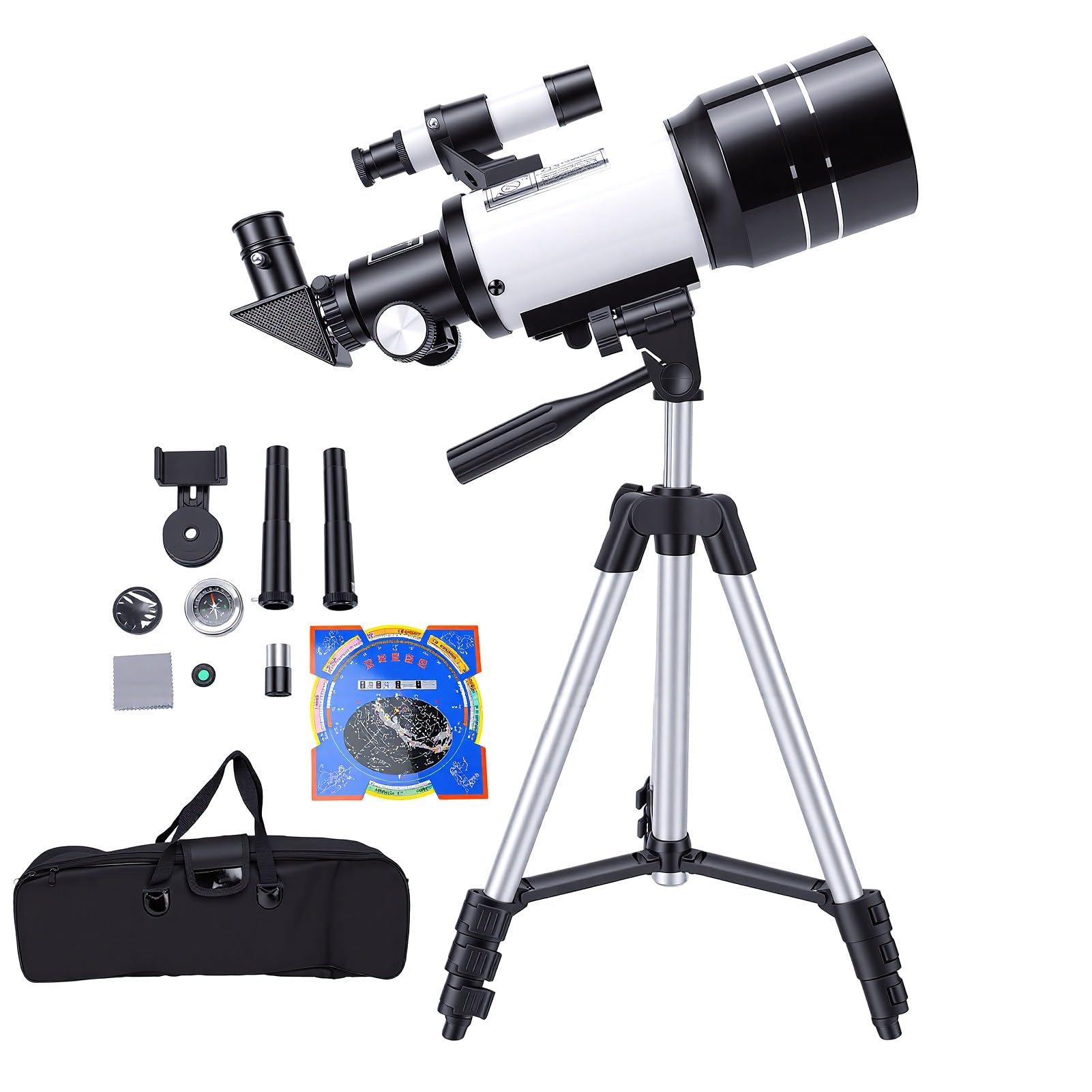 Telescopio Astronomico Apertura 70 Mm Lunghezza Focale 300 Mm