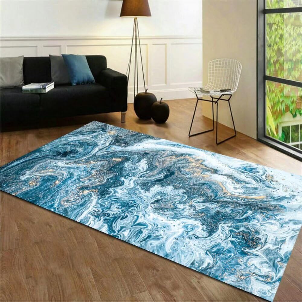 Tapis chambre ado et bebe motif pulvérisation pour un salon chaleureux et calme