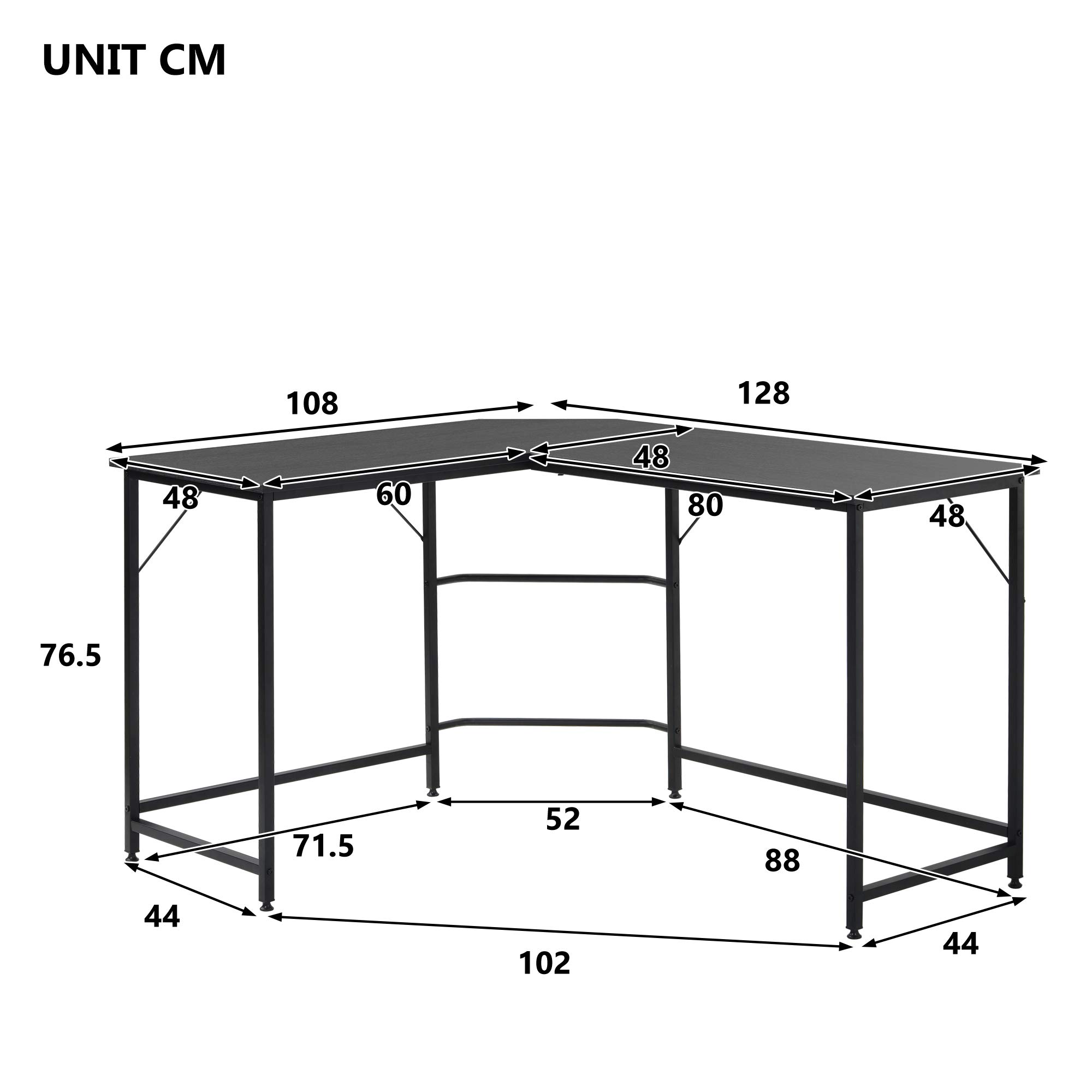 Buy Computer Desk Office Desk LShaped Wood Corner Desk Computer