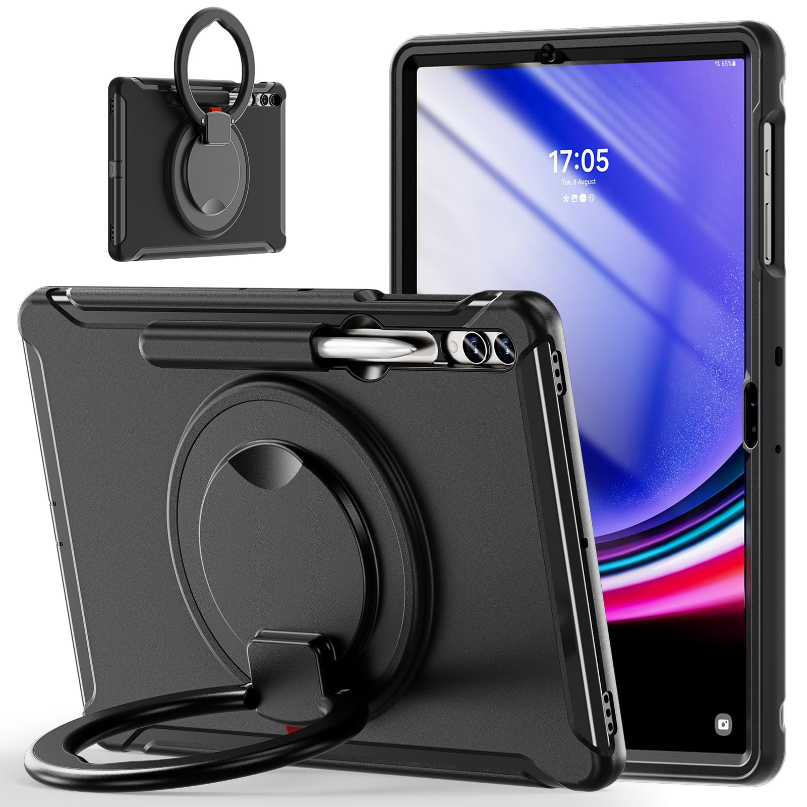 Amazon.co.jp: 360度回転 スタンド Galaxy Tab S10+/S9 FE+/S9+/S8+/S7