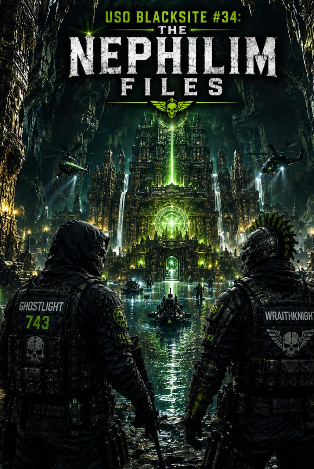 USO BLACKSITE #34: THE NEPHILIM FILES: A Novel of Ancient Giants, Lost Civilizations, Project Watcher, and the Secrets Buried Beneath the Ocean: Bonus Images Included
