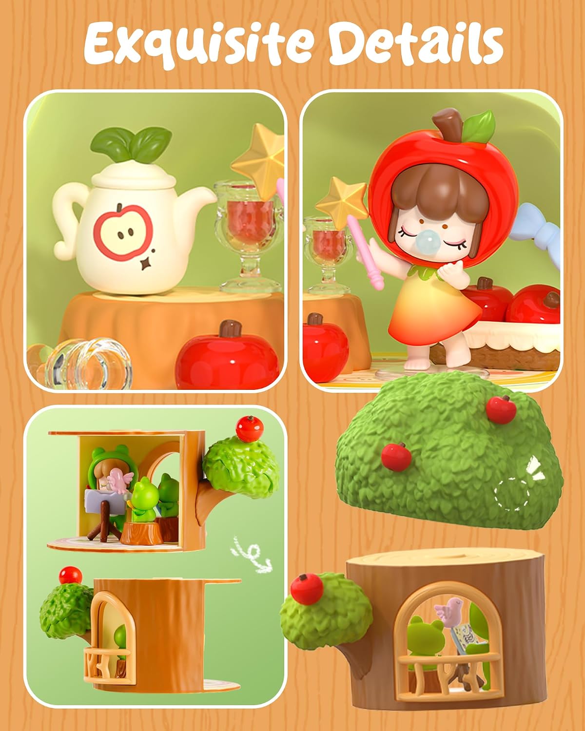 Rolife Nanci Mystery Blind Box Cute Stackable Miniature Kit Treehouse Party
