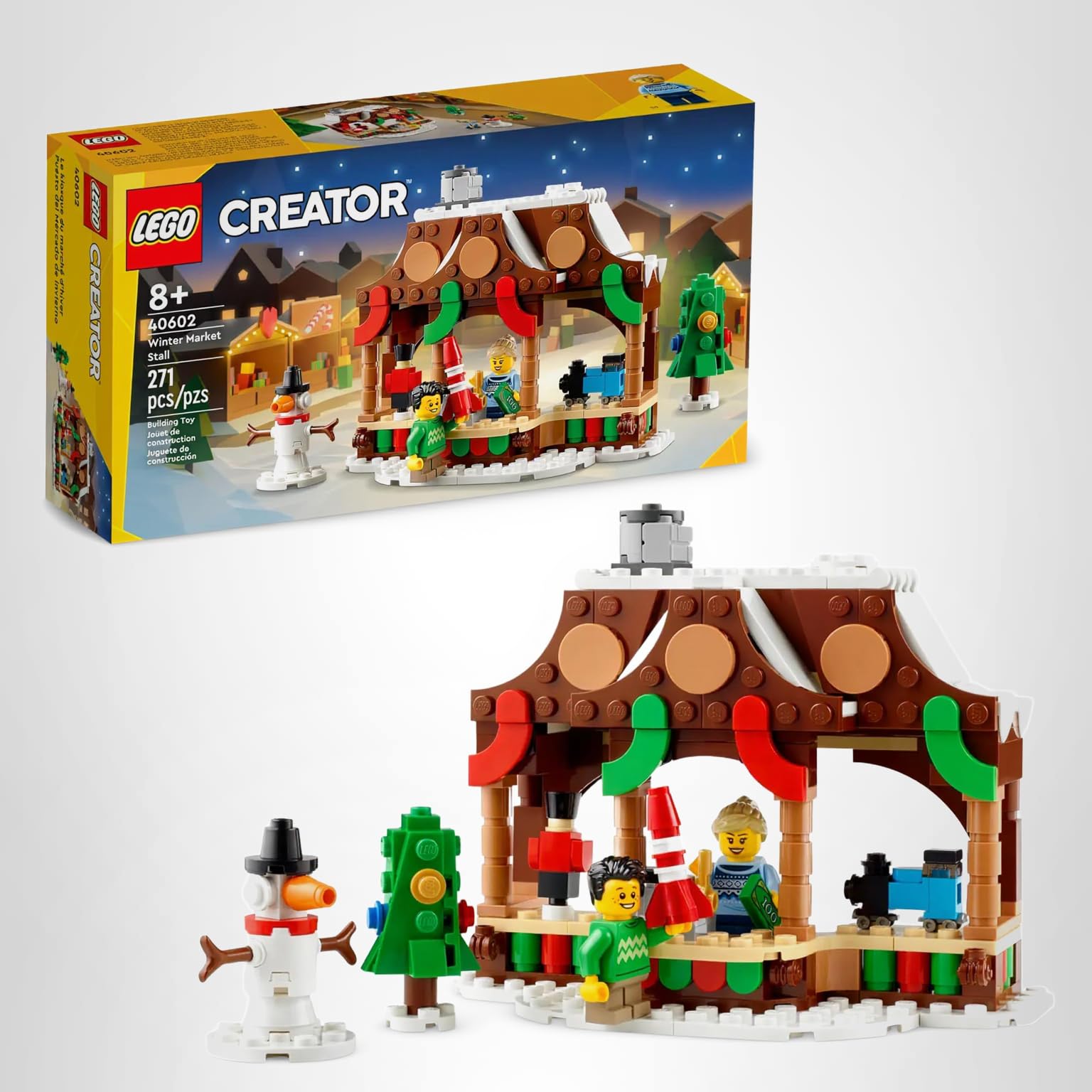 Amazon.com: LEGO 40602 Winter Market Stall GWP (271 pcs) : Toys