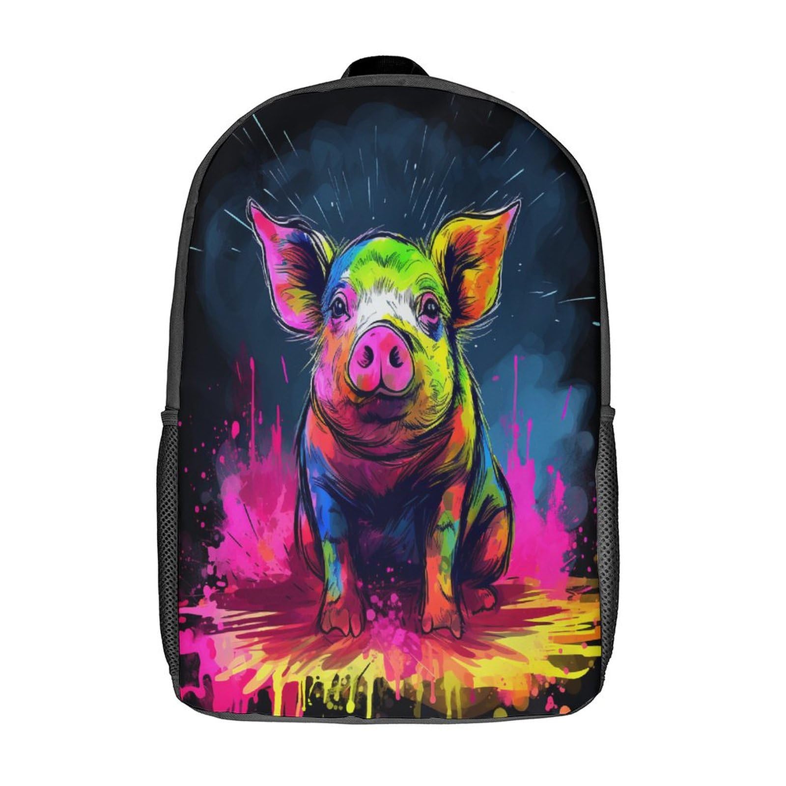 VesFy Wart Pig Cartoon Toddler Backpack,3D Comfy Soft School Bag,Rucksack Preschool Bookbag Backpacks 17inch