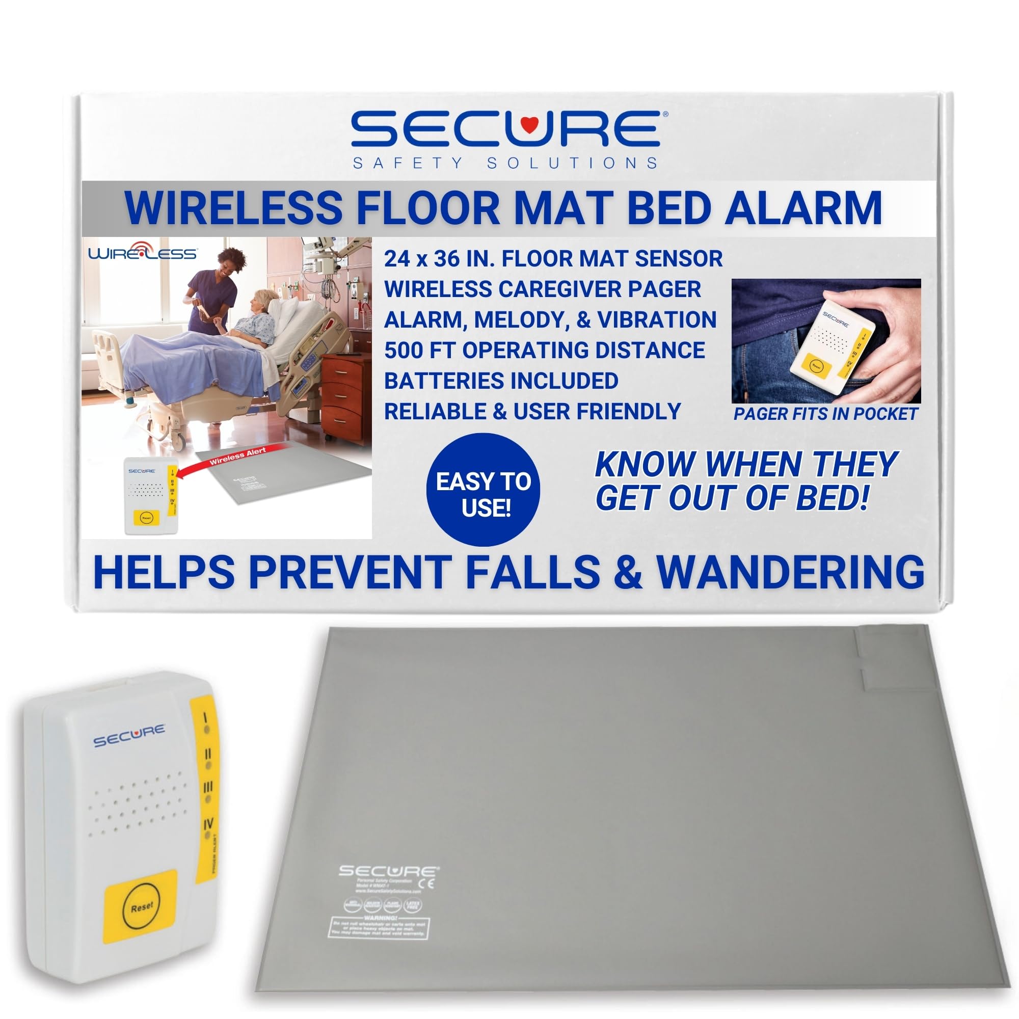 Floor Alarms For The Elderly Floor Mat Alarm System With Multiple