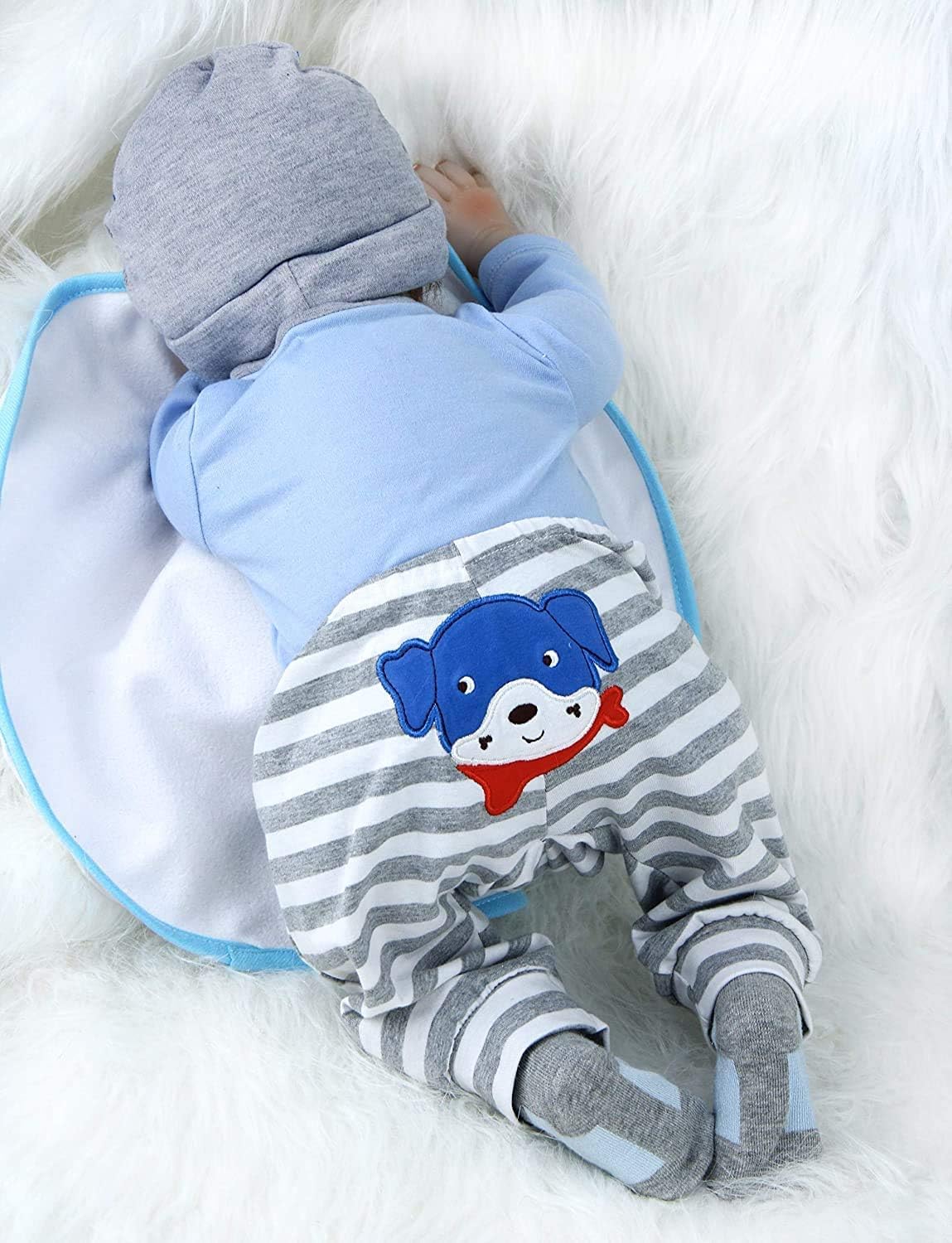 ZIYIUI Bambola Reborns Neonato Realistico, Bambola Bambino Morbida di 50 cm, con Accessori