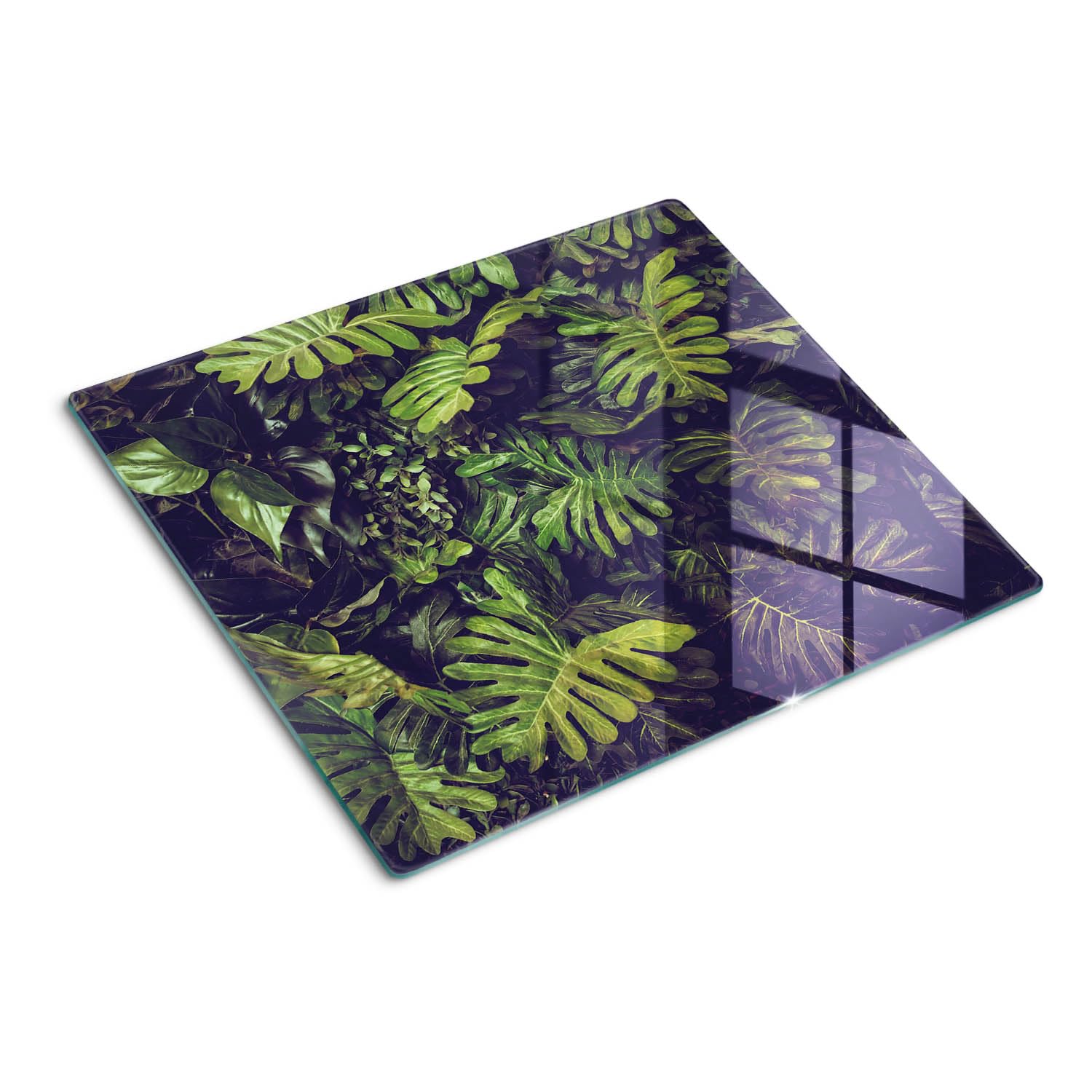 Planche à découper en verre trempé 60x52 cm imperméable et rectangulaire