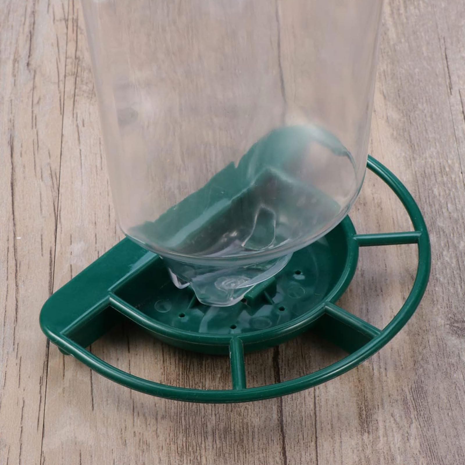 esmen Comederos Comederos para pájaros para Exteriores, comedero para pájaros Colgante con Ventosa, alimentador semiautomático para jardín, 1 ud.