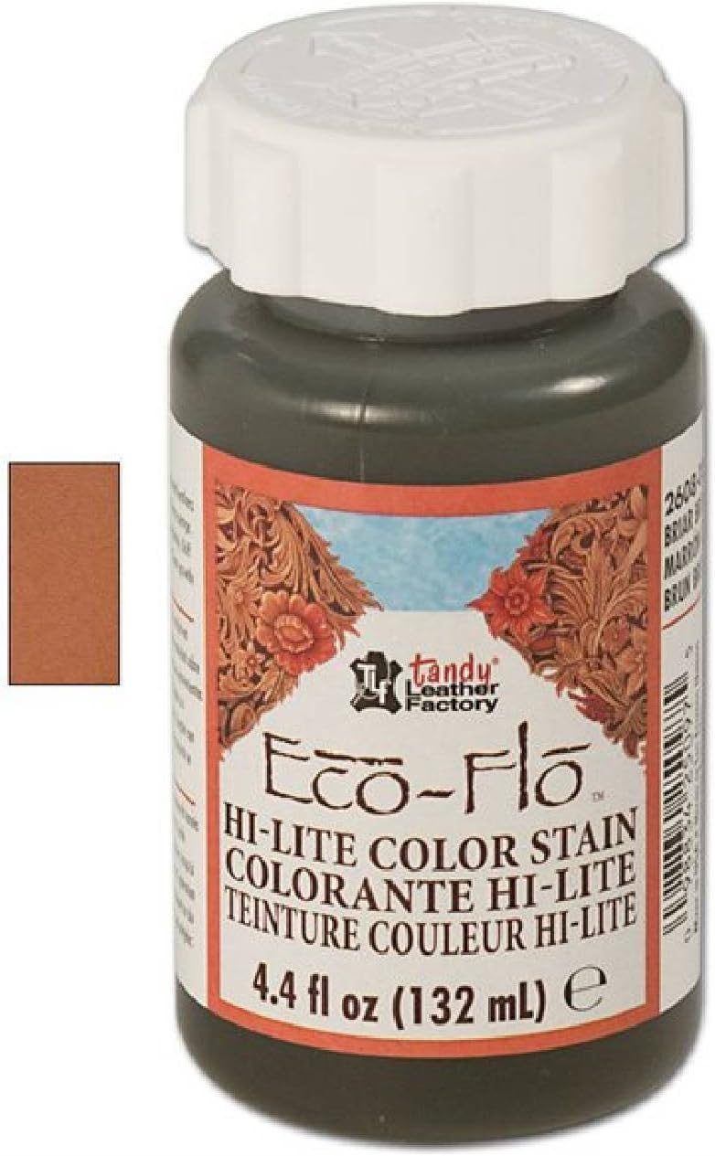 Tandy Leather Eco-Flow Hi-lite Chestnut Tan Stain 4oz. 2608-04