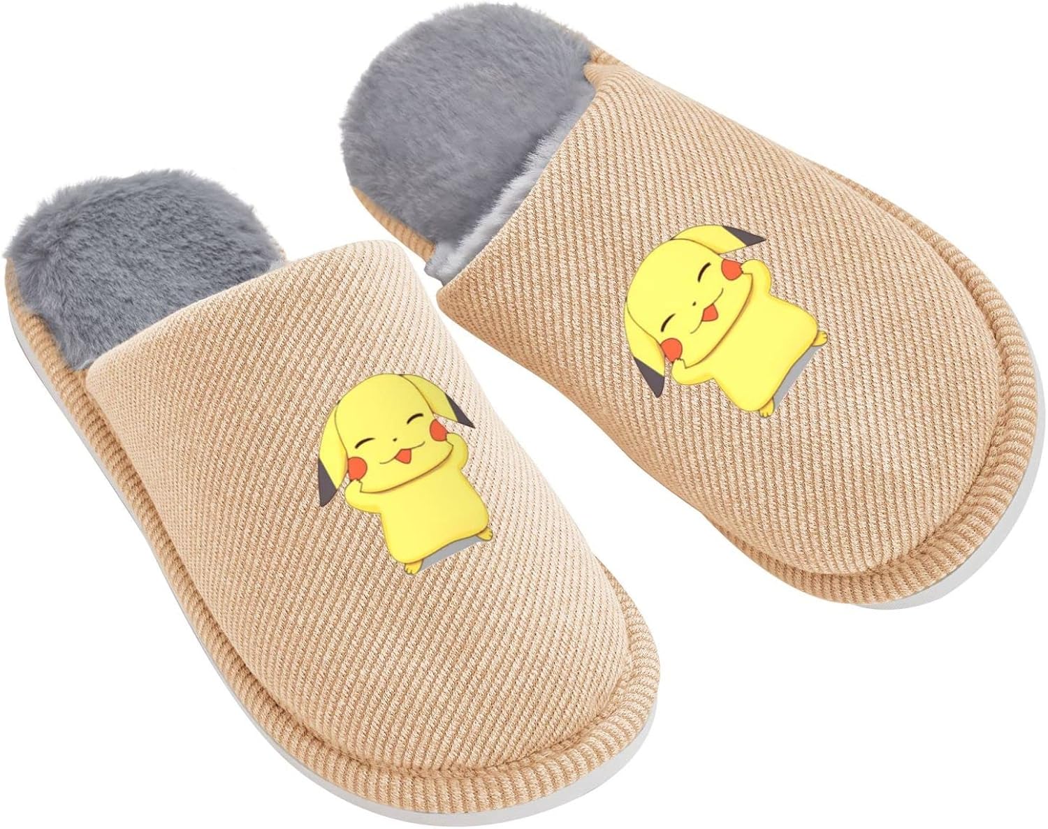 Men's pikachu slippers Clearance