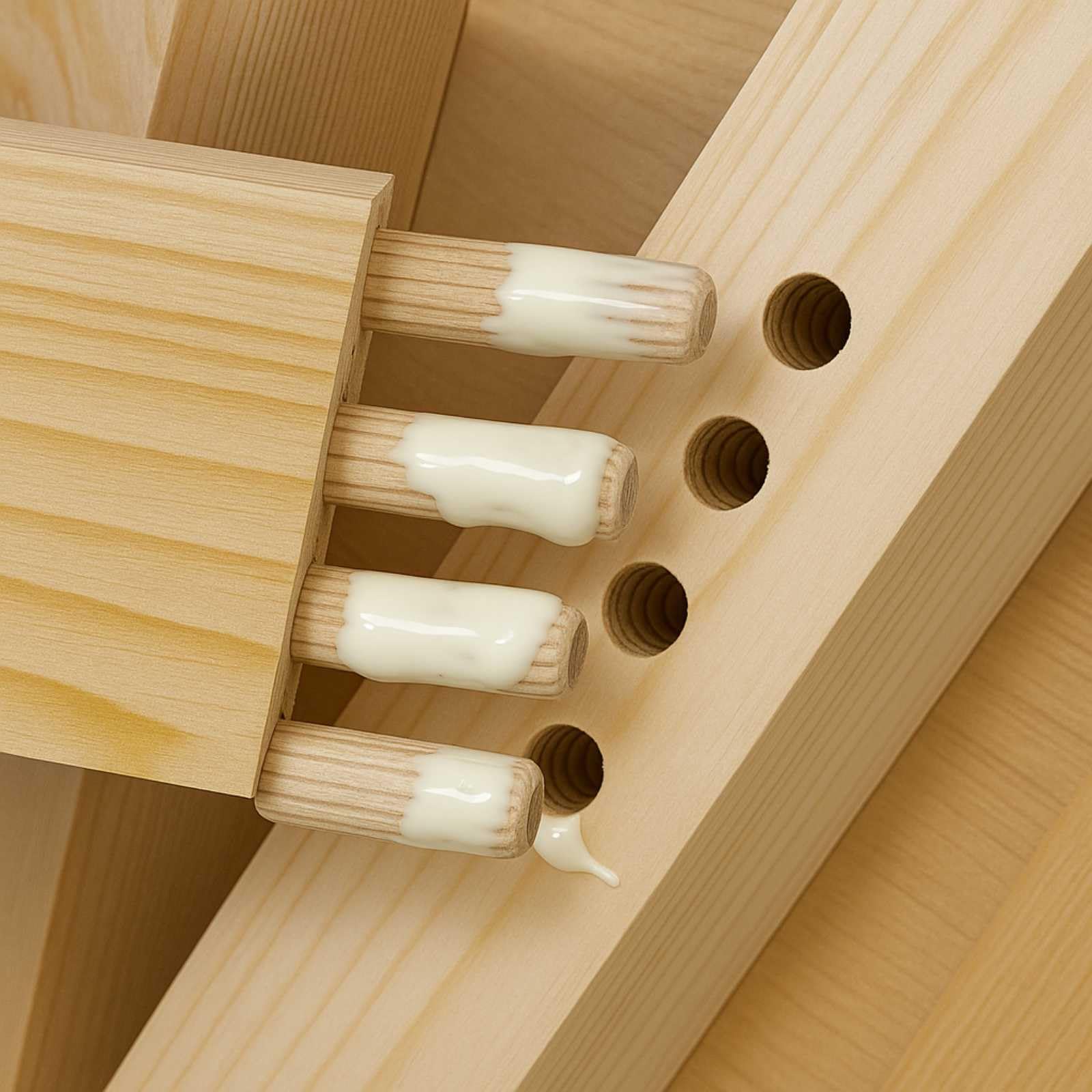 Colle Blanche - Codeve Bois - 5L - Intérieur - Pour L'assemblage Sous Abri De Votre Bois Européen, Tropical Ou Exotique.