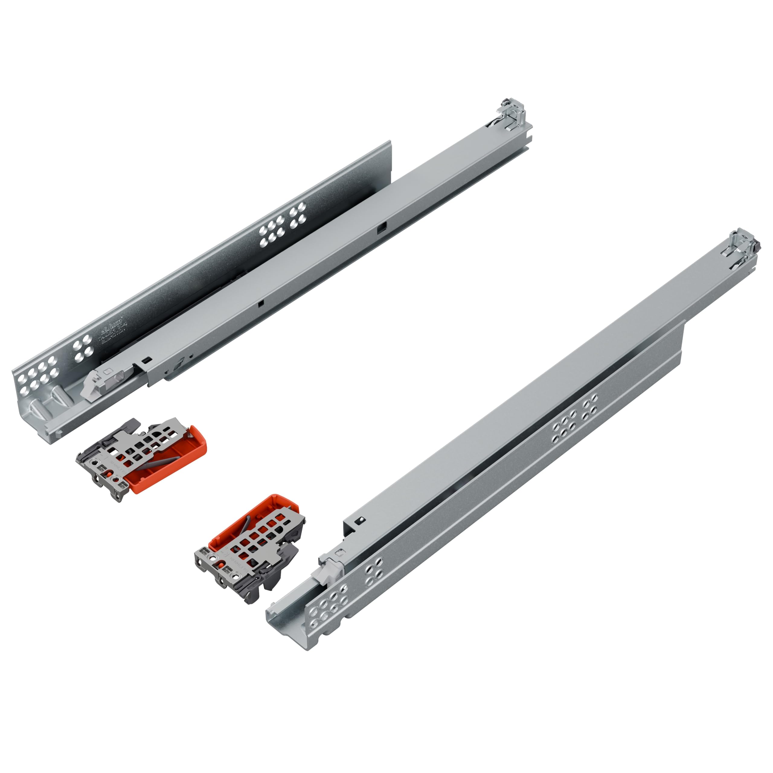 blum extracción total Tandem 500 mm I guía oculta invisible bajo el cajón I guía de cajón Soft-close con amortiguación blumotion I extracción para mueble de cocina I sistema de guías 1 par
