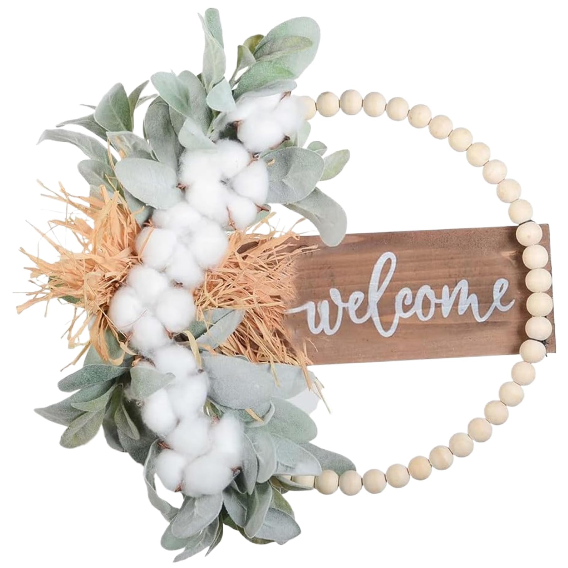 Couronne de printemps en perles : fini la décoration fanée, sublimez votre porte d'entrée