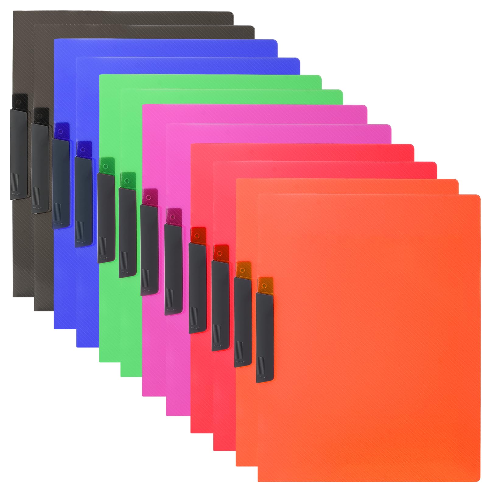 Exacompta - Snelhechtmappen - Standaard PP - A4 - Rood - 25 stuks