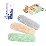 Potaroma Cat Toys Pillows, 3 Pack, Soft and Durable Crinkle Sound with Catnip Inside, Interactive Indoor Kitten Kicker, Promotes Kitty Exercise