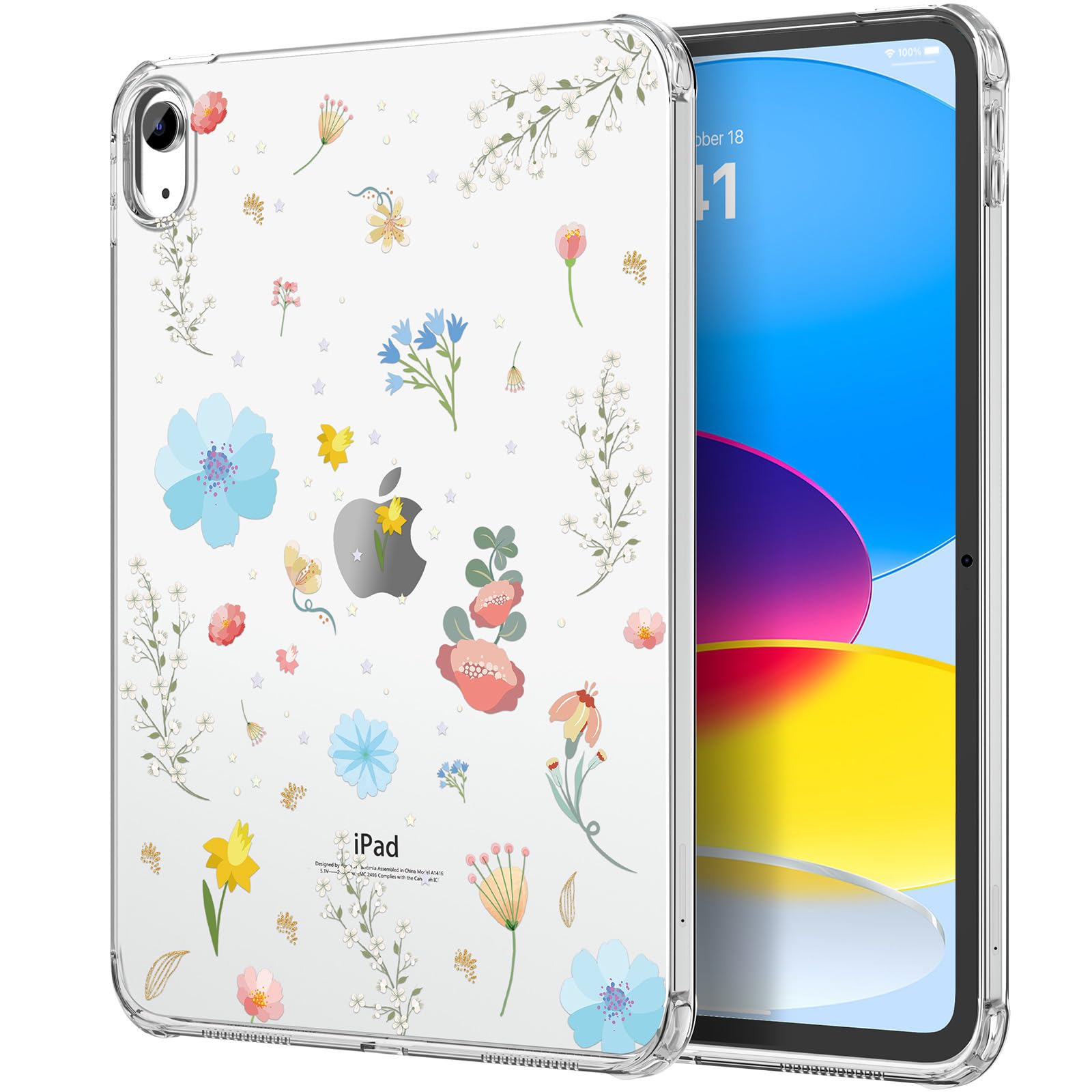 Custodia MoKo Per IPad 11a Gen 2025 E 10a Gen 2022 - Cover TPU Trasparente, Antiurto, Leggera - Foto 5