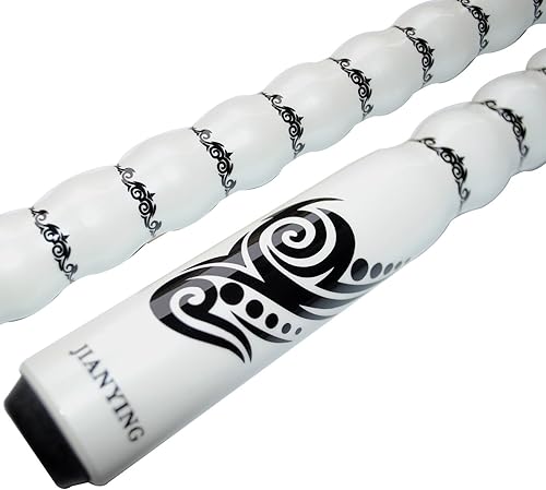 Palo de billar de 58", kit de tacos de billar ergonómicos de madera dura de arce de 2 piezas de 13 mm, 192021 onzas