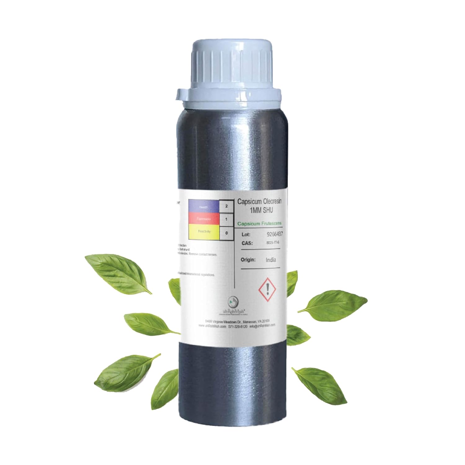 Premium Oleoresin Capsicum Extract  One Million SHU Pure Capsaicin Oil  Capsicum Frutescens  Solvent-Extracted Capsicum Oil for Food, Cosmetics, Nutritional Supplements - 8 Fl Oz
