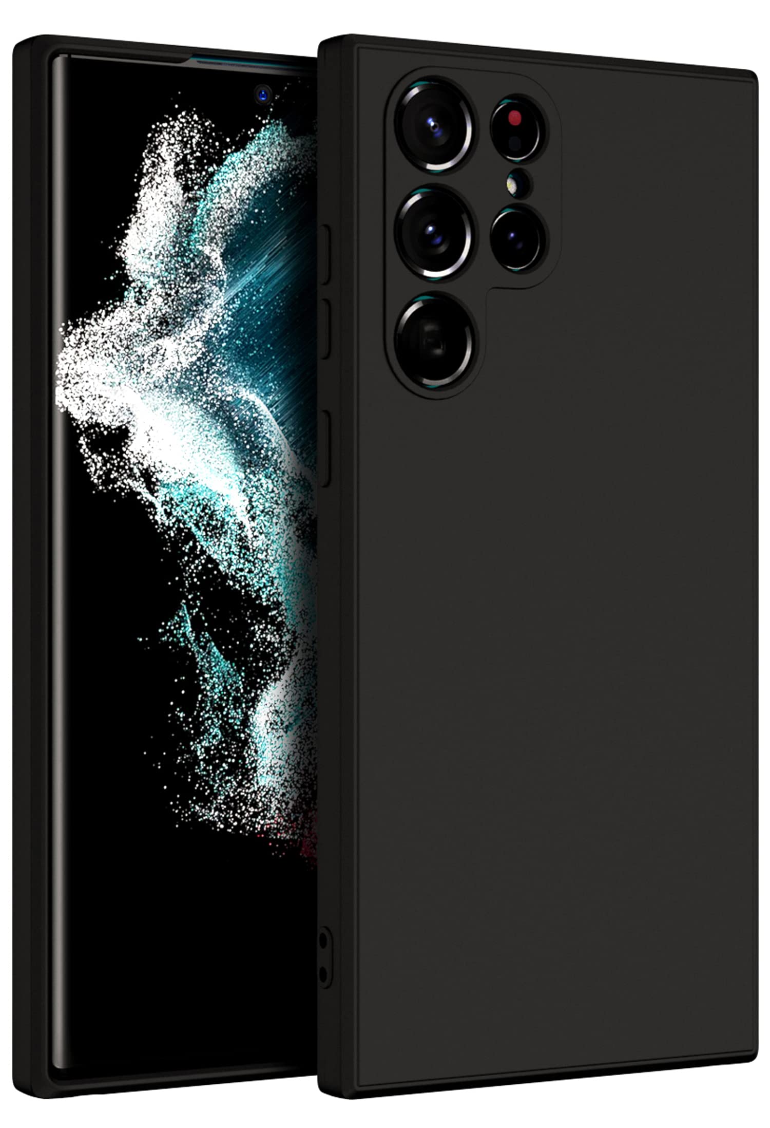 Kapa Matte Lens Protective Back Cover for Samsung Galaxy S22 Ultra, Slim Silicone with Soft Lining Shockproof Flexible Full Body Bumper Case (Black) (B09Z6679LG) Amazon Price History, Amazon Price Tracker