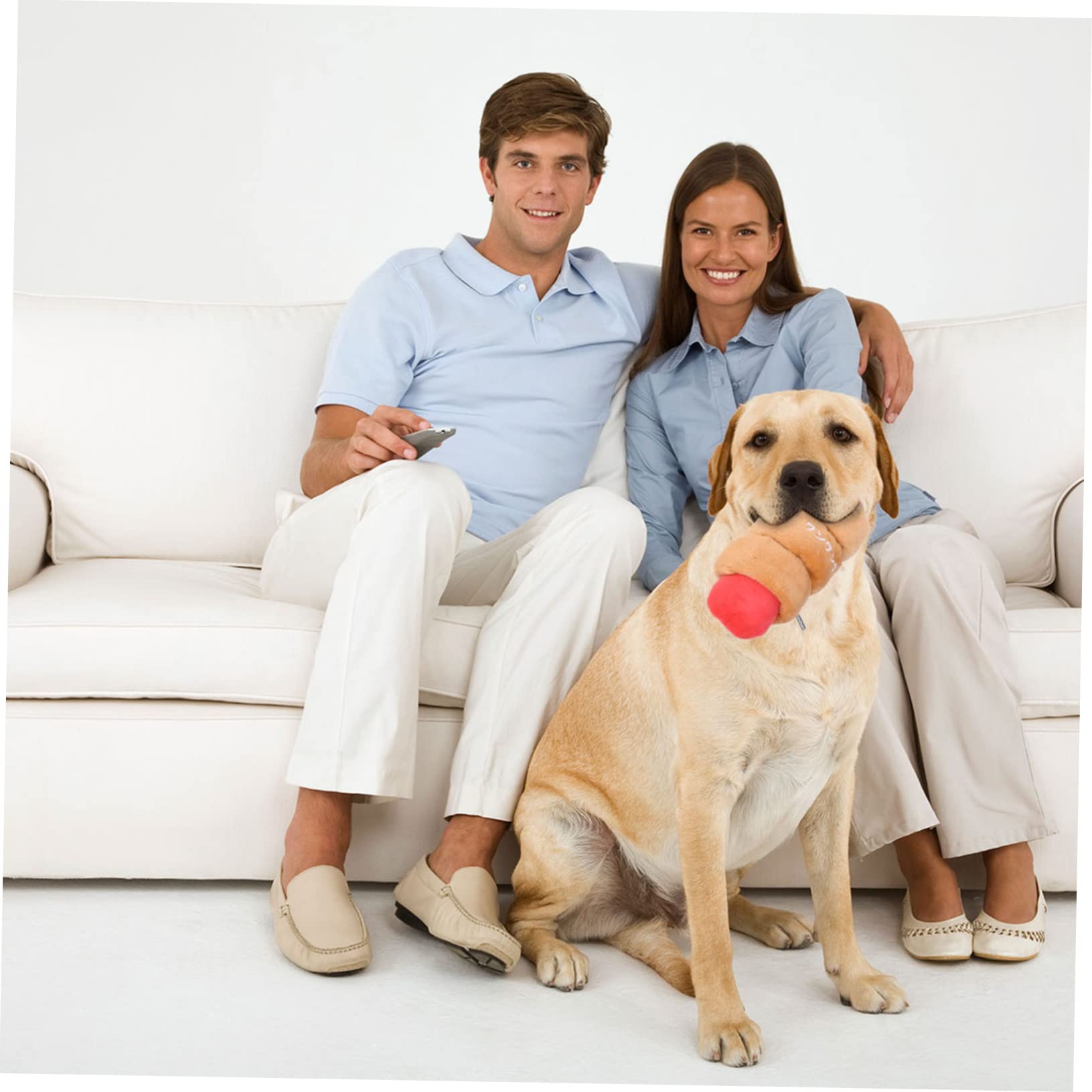 BESPORTBLE 12pezzi Giocattoli Per Cani Peluche Indistruttibili Con Suono Giochi Masticabili Per Cani e Gatti Design Imitazione Cibo Vivaci Stimolano Gioco