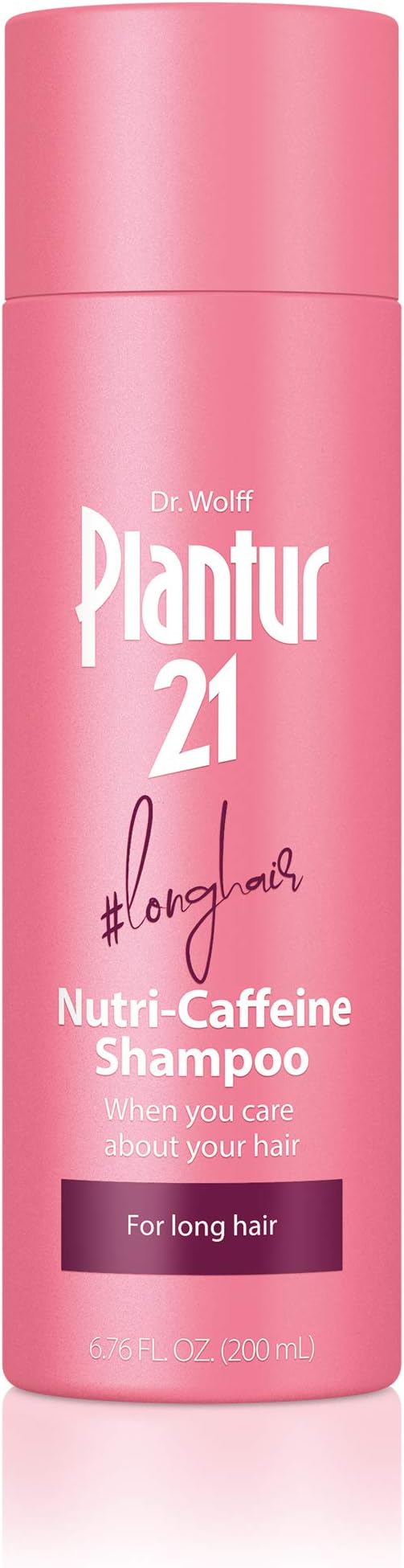 Plantur 21#longhair Nutri-Caffeine Women's Long Hair Shampoo with Keratin and Biotin: Strengthen and Nourish, 6.76 fl oz