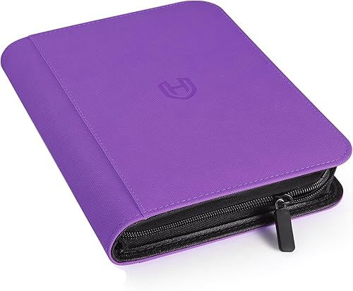 Miniatura 23 de Carpeta de Tarjetas de 4 Bolsillos con Cremallera, Libro Portatarjetas de 288 Bolsillos, Carpeta con Cremallera de Cubierta de PU Premium, Carpeta